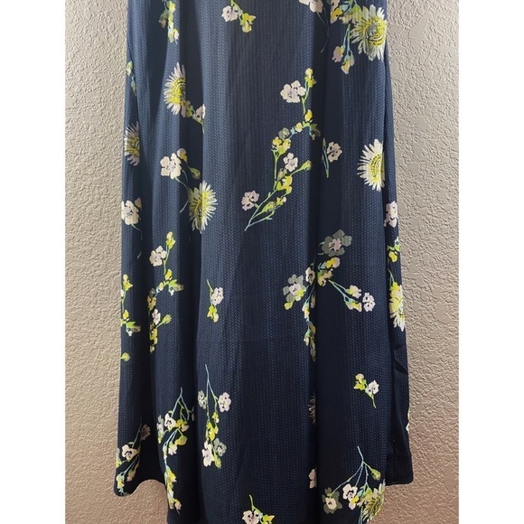 Free People Lost In You Floral Navy Midi Dress - Picture 15 of 15